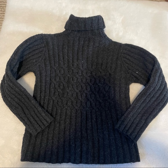 Fisherman Out of Ireland Merino Wool Cashmere Turtleneck Sweater - Picture 5 of 9